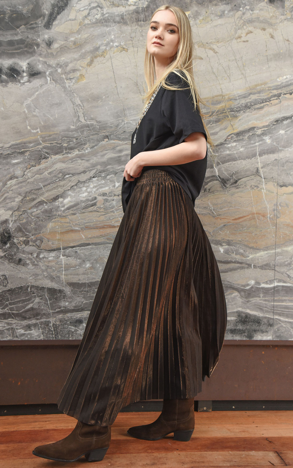 Forever Long Skirt product photo.