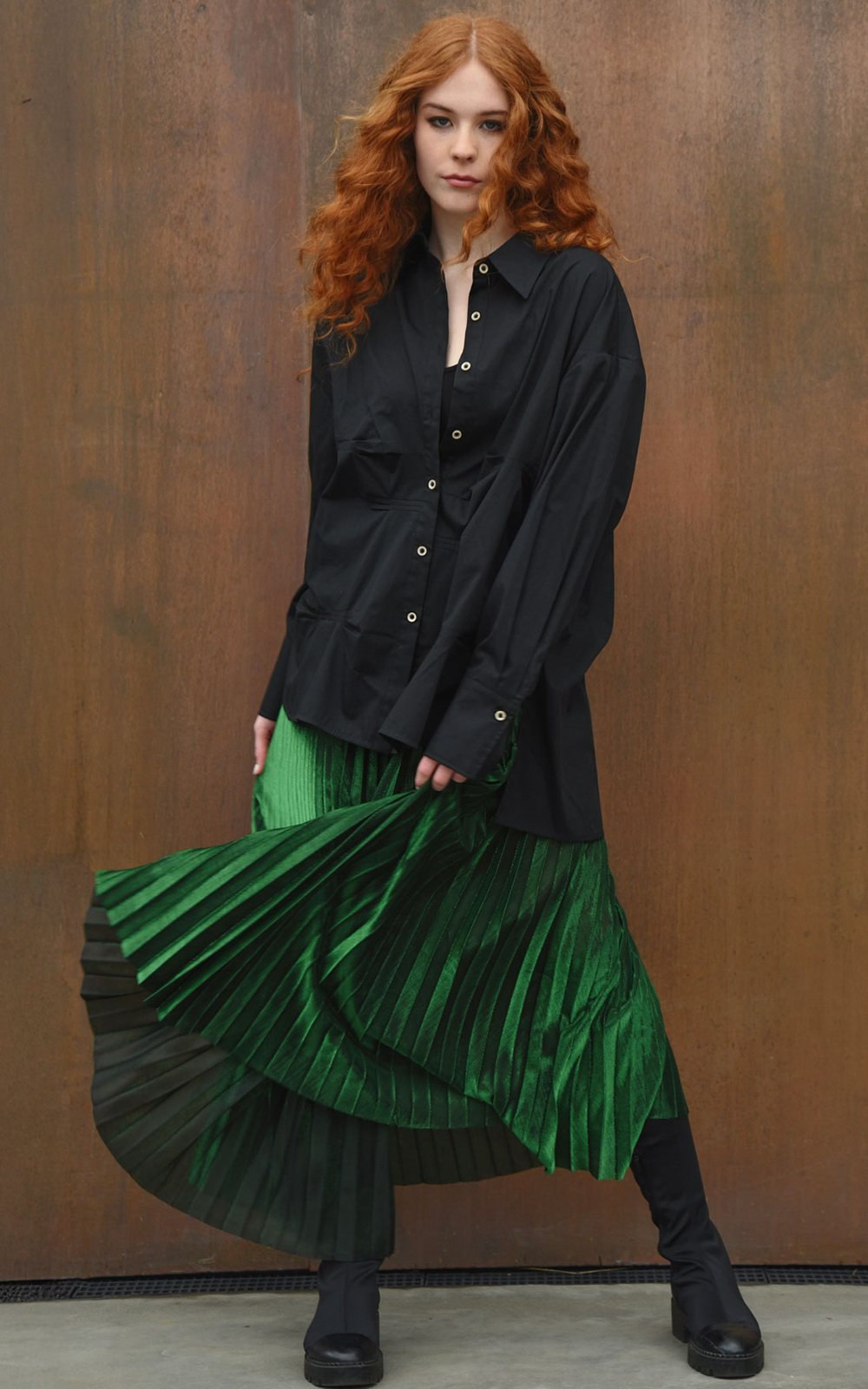 Forever Long Skirt product photo.