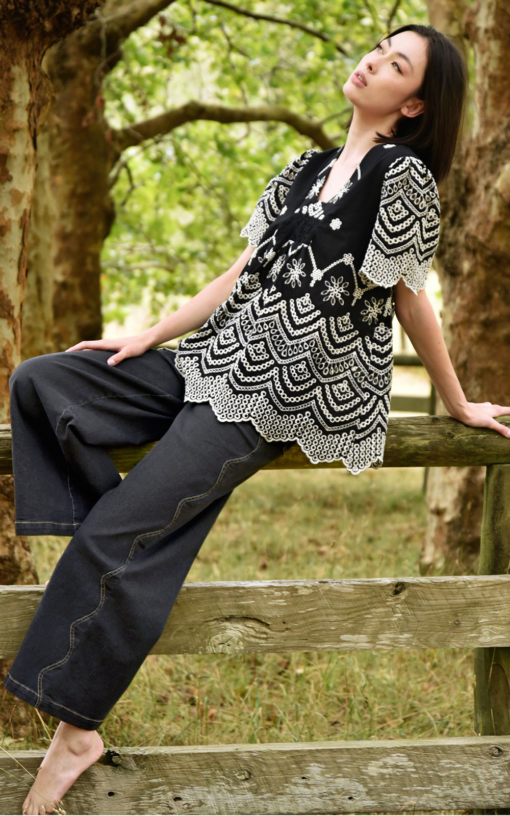 Wave The Day Jean product photo.