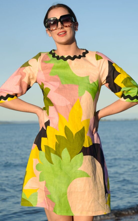 Continential Shift Dress product photo.