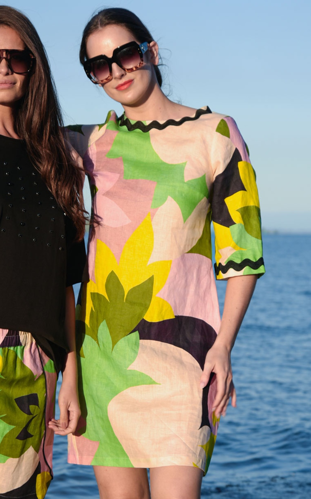 Continential Shift Dress product photo.