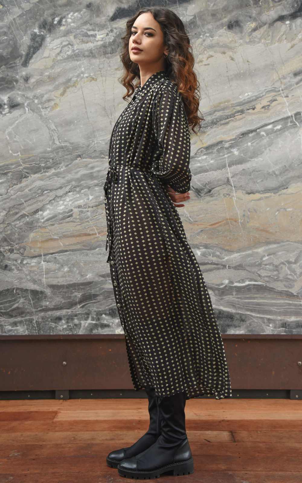 Night By Night Dress product photo.