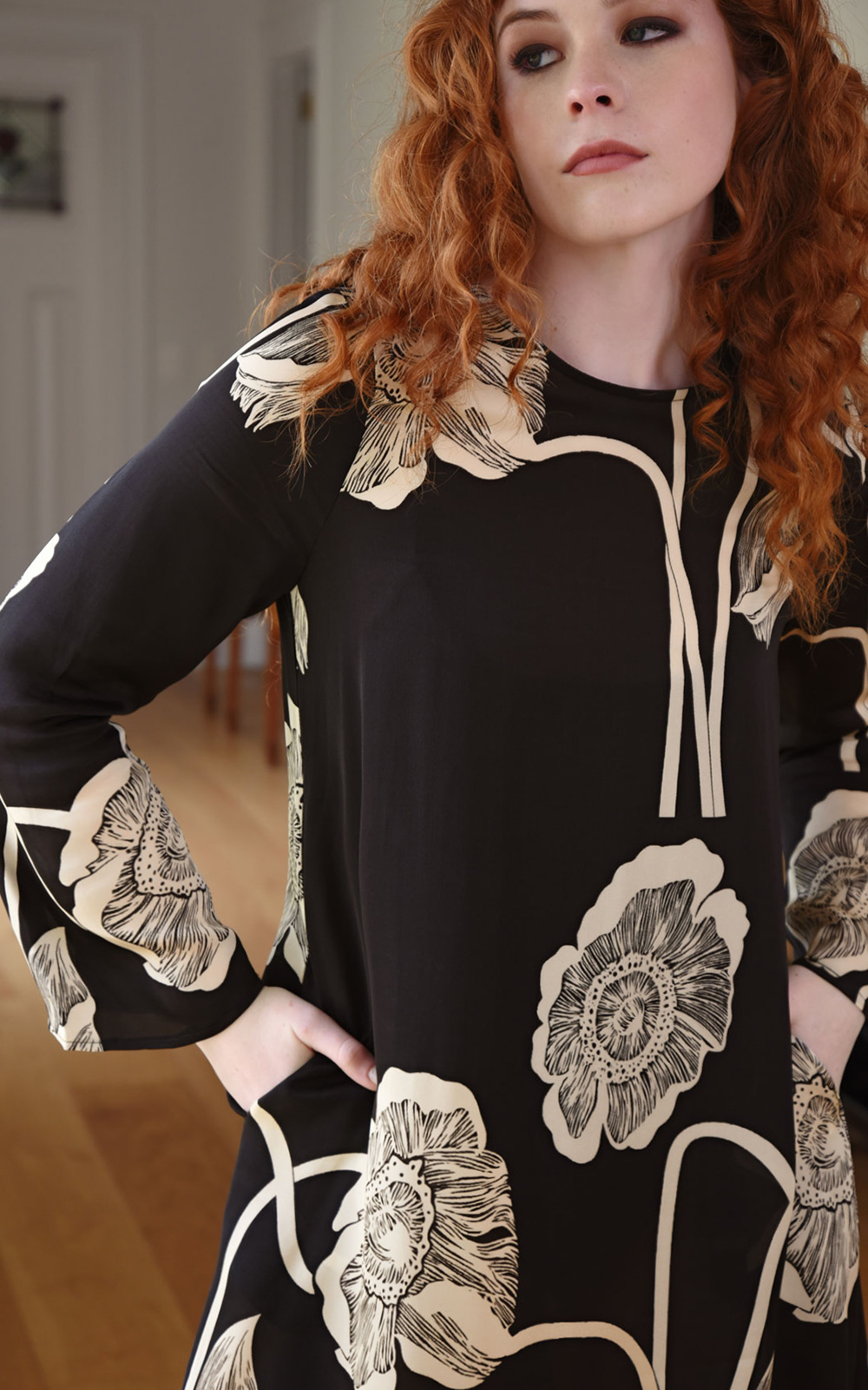 Charge It My Room Dress product photo.