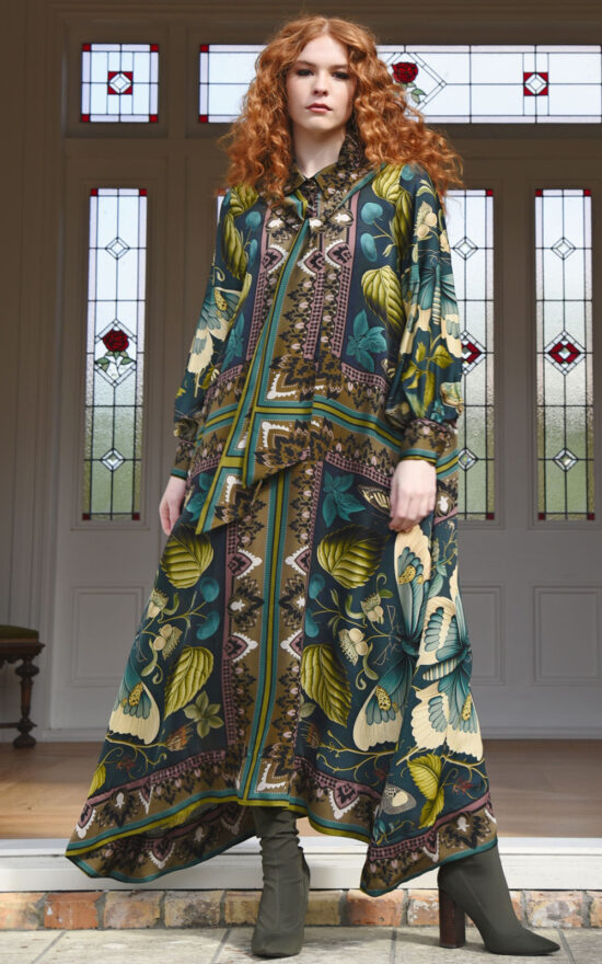 The Line Of Time Dress product photo.