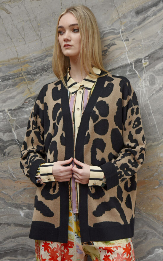 Spot N Cold Cardigan product photo.