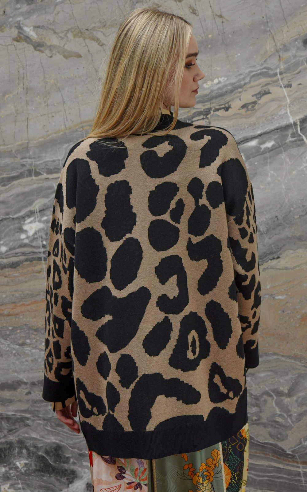 Spot N Cold Cardigan product photo.