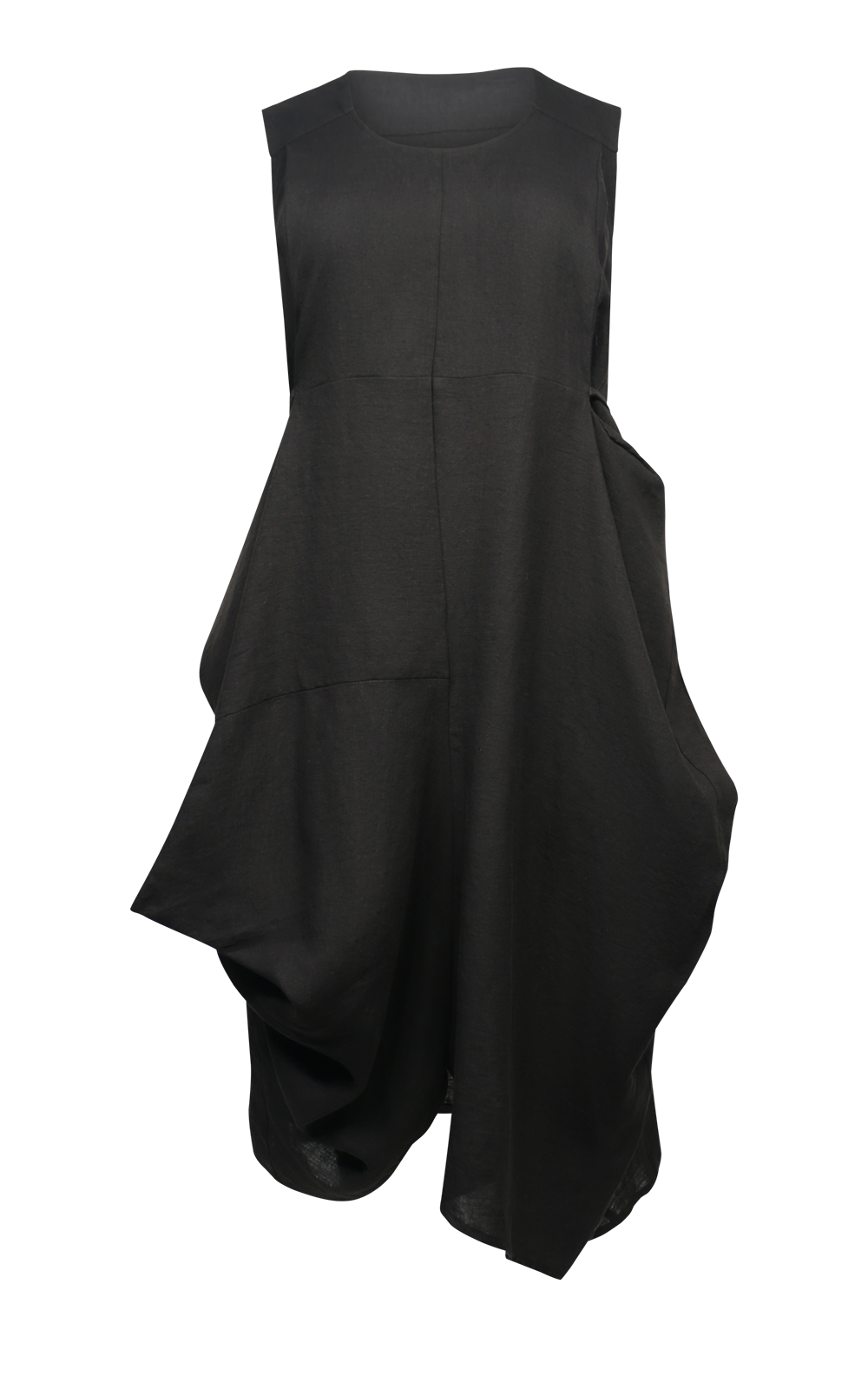 Adjuster Dress In Linen product photo.