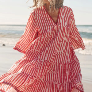 Mable Dress Boat Stripe