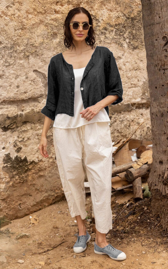 Doto Jacket Gauze Linen product photo.