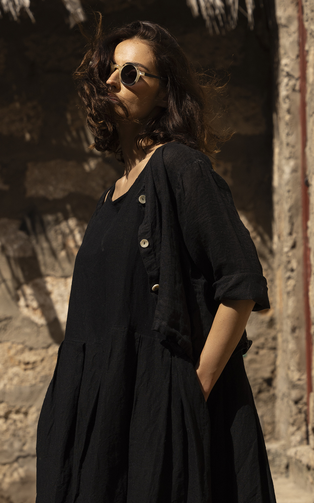Doto Jacket Gauze Linen product photo.