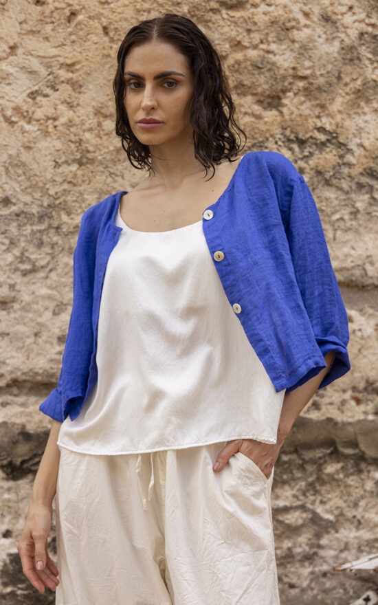 Doto Jacket Gauze Linen product photo.