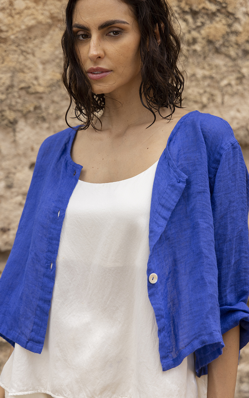Doto Jacket Gauze Linen product photo.