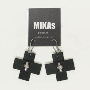 Double Cross Earrings