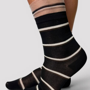 Double Stripe Frill Sock