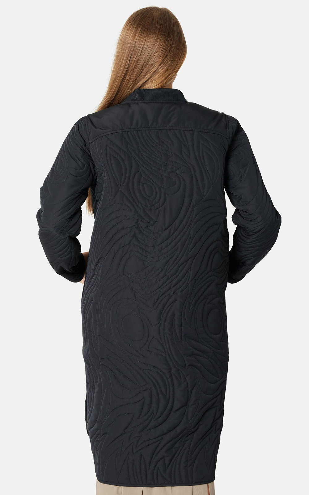 Dune Padded Quilt Coat product photo.