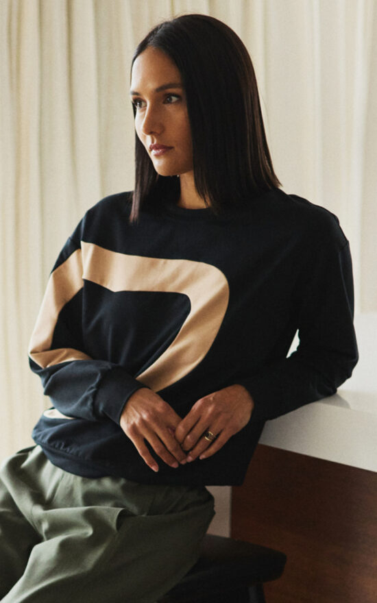 Amara Sweat product photo.