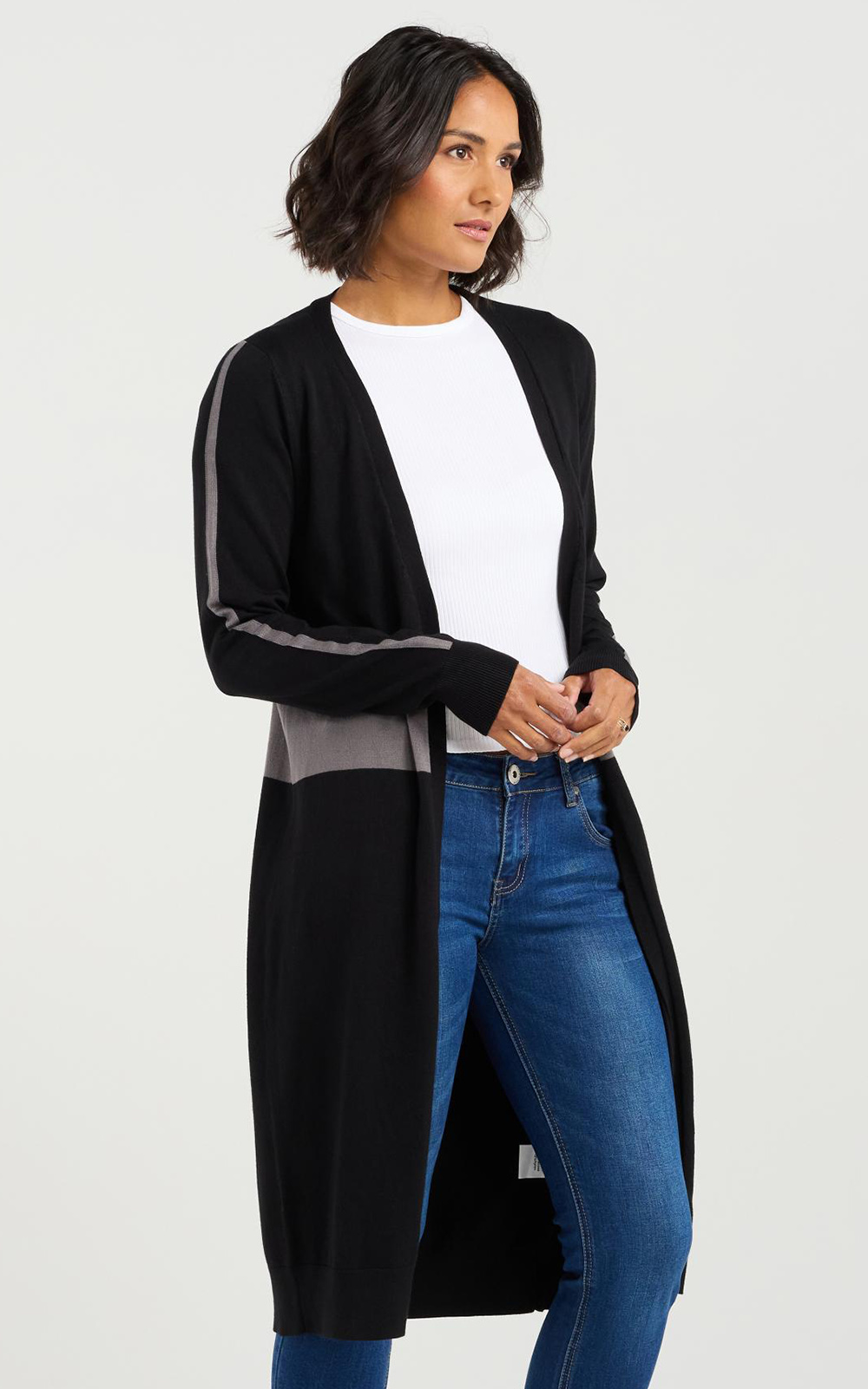 Kyle Knit Cardi product photo.