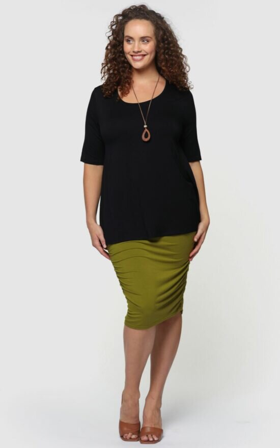 Carter Tunic Top product photo.