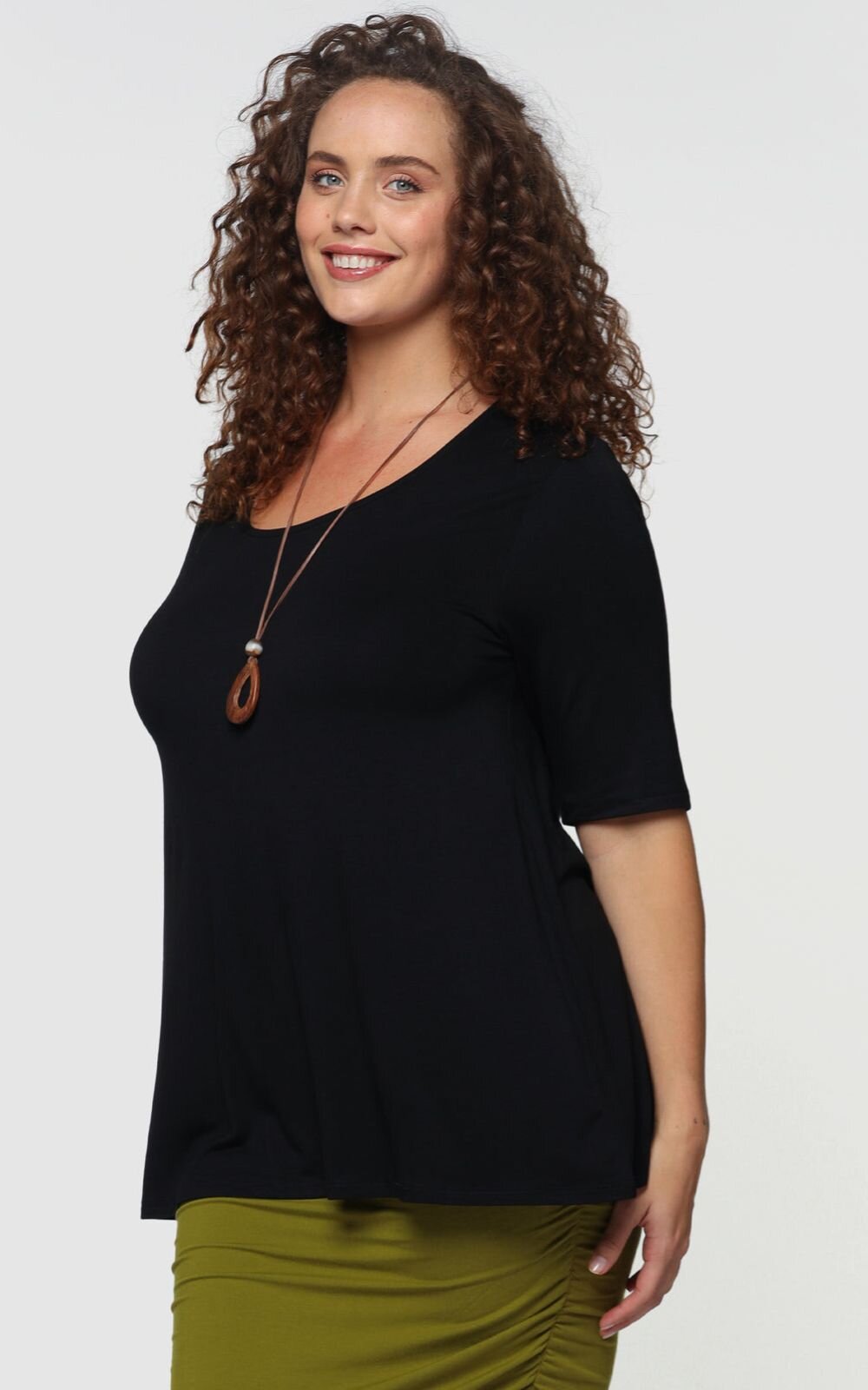 Carter Tunic Top product photo.