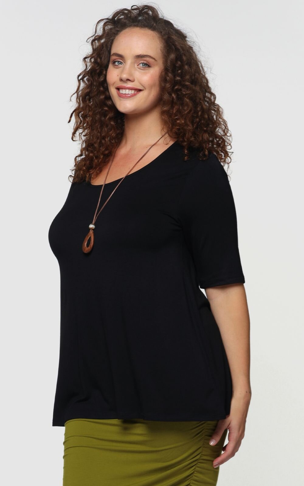 Carter Tunic Top product photo.