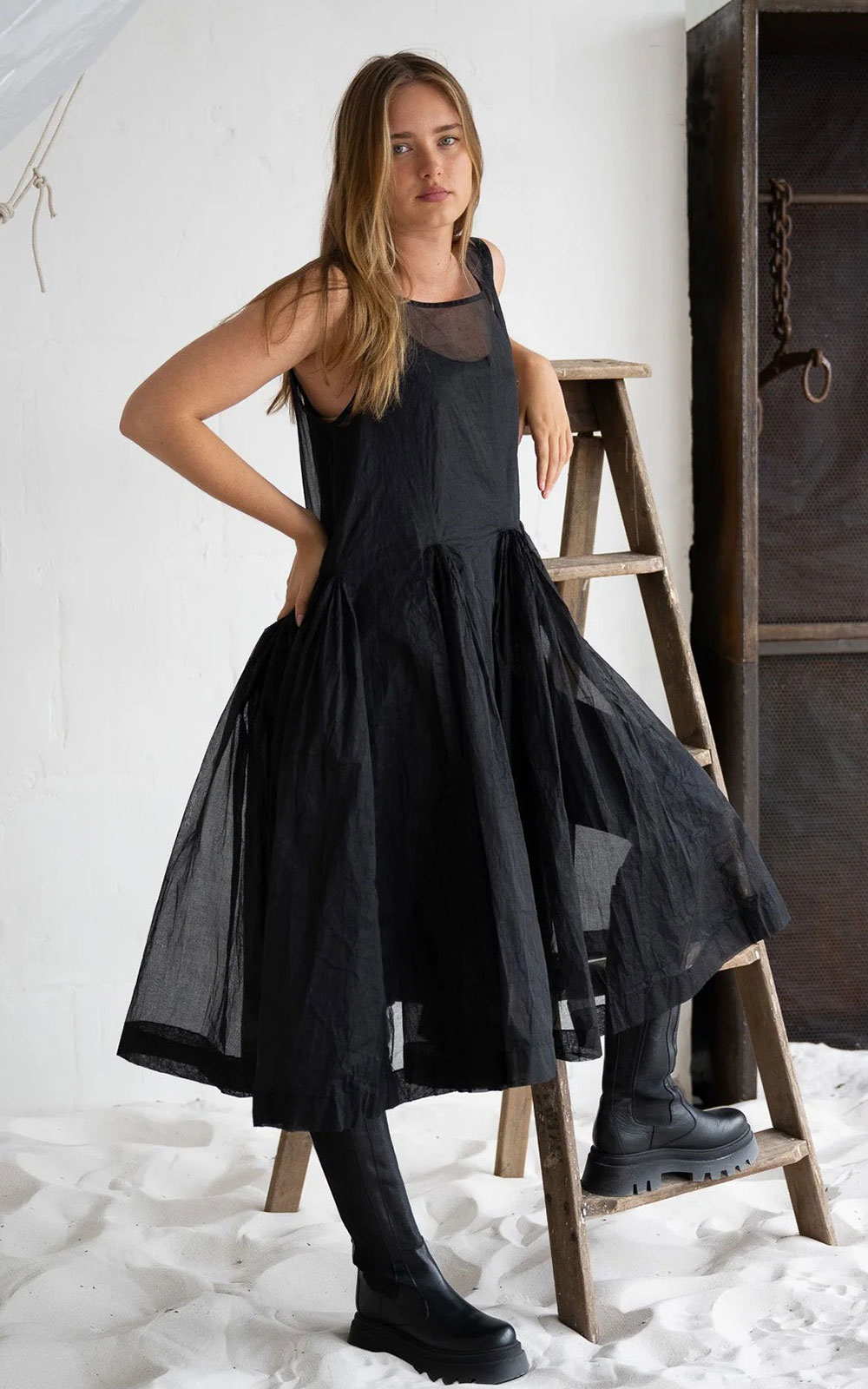 Eden Dress Cotton Organdy product photo.