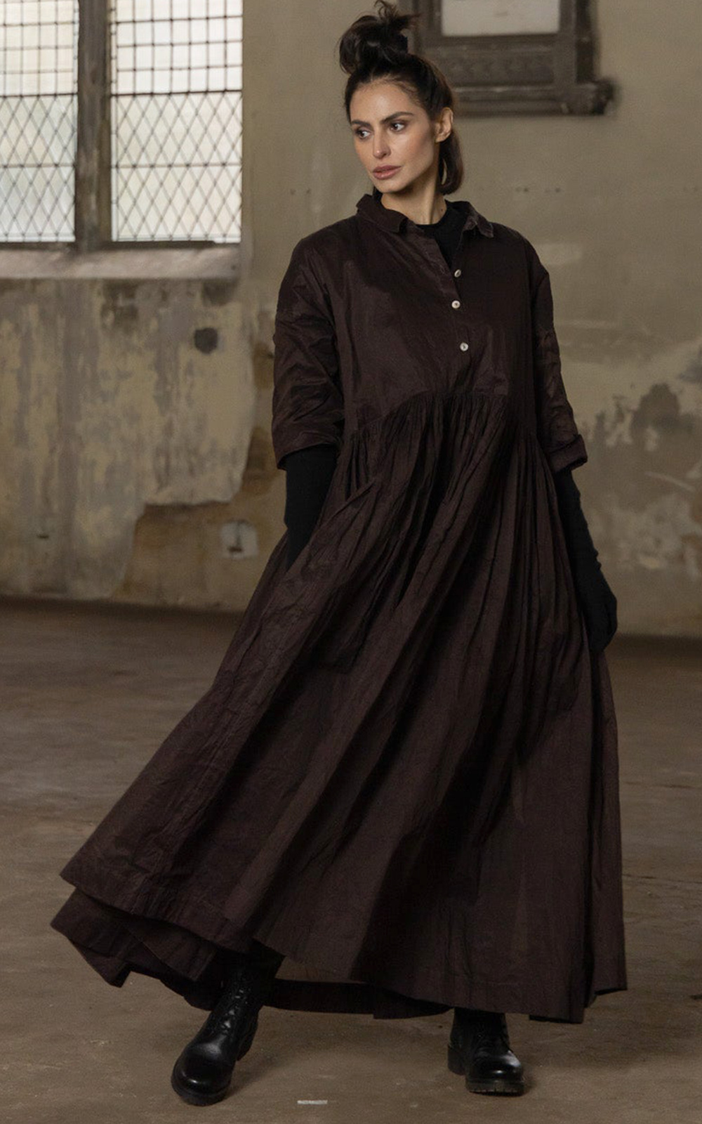 Edith Dress Cotton Organdy product photo.