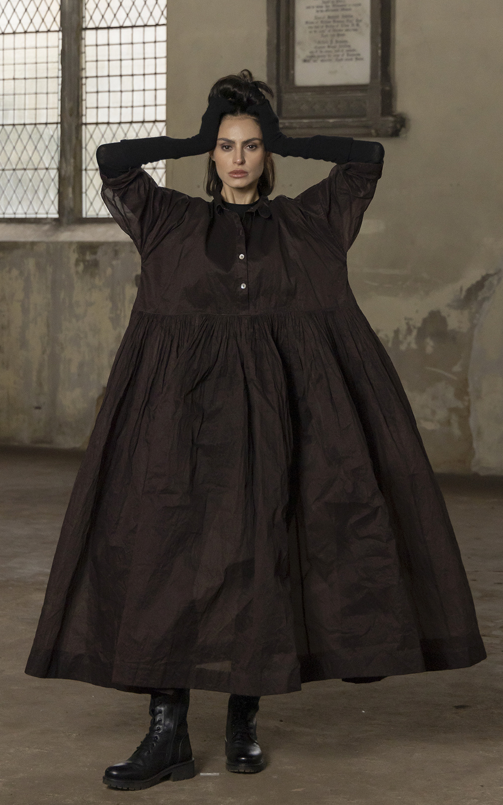Edith Dress Cotton Organdy product photo.