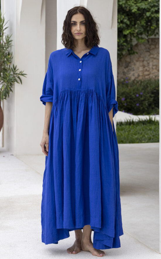 Edith Dress Cotton Poplin product photo.