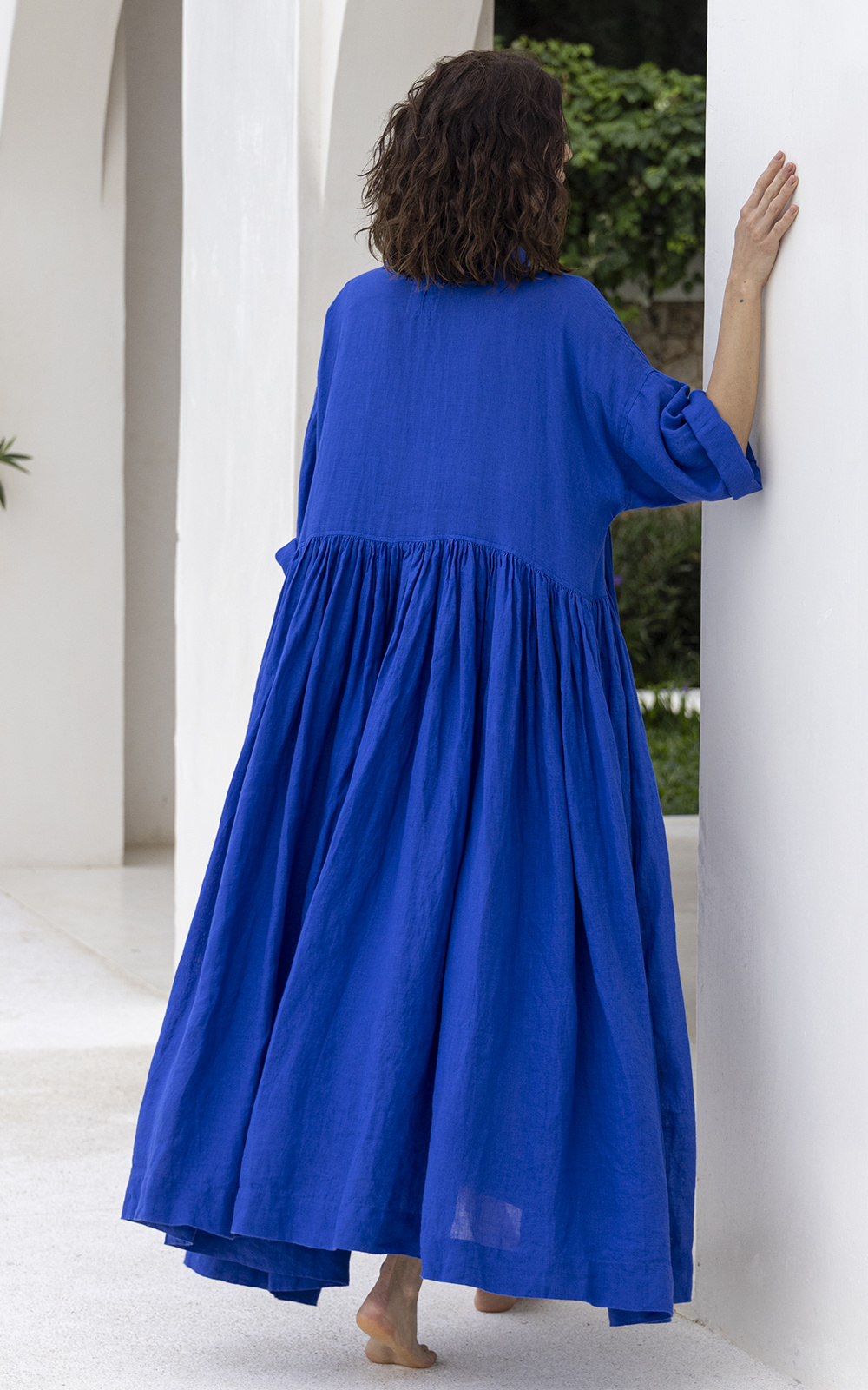 Edith Dress Cotton Poplin product photo.