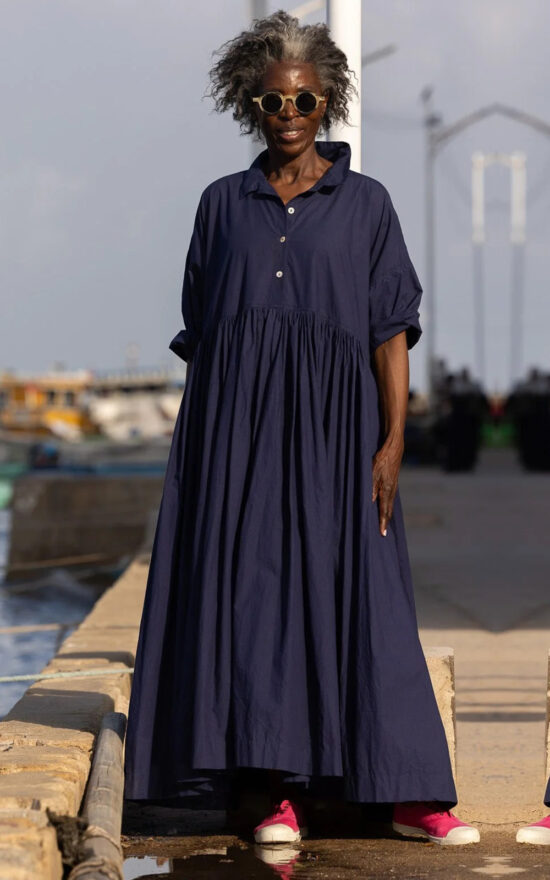 Edith Dress Cotton Poplin product photo.