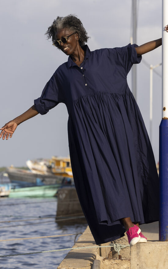 Edith Dress Cotton Poplin product photo.