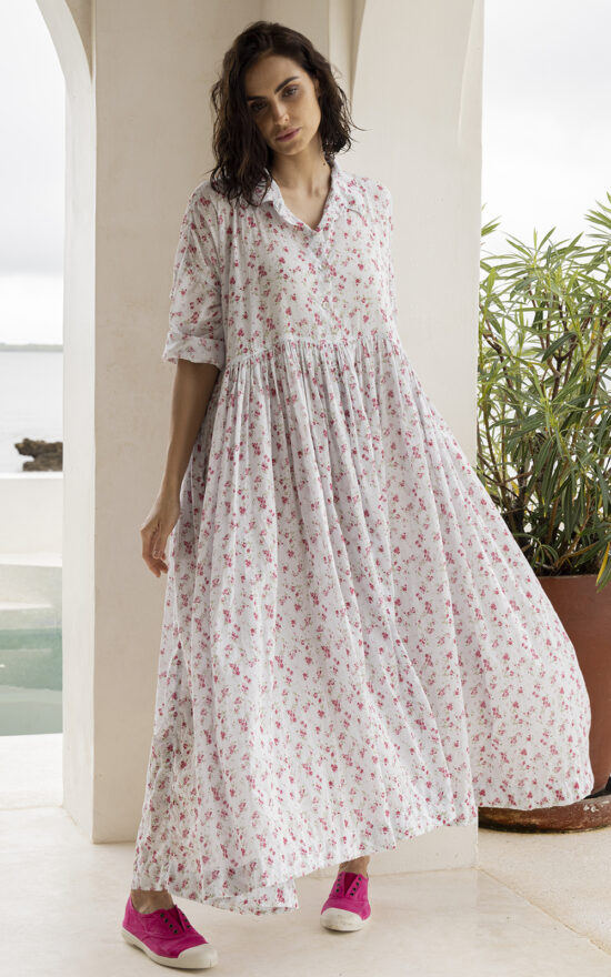 Edith Dress Cotton Voile product photo.