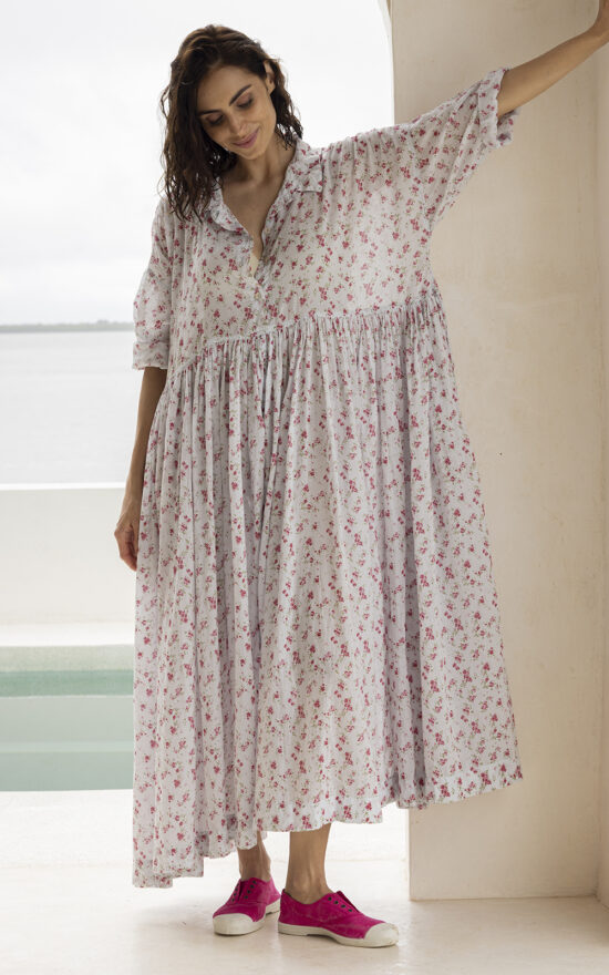 Edith Dress Cotton Voile product photo.