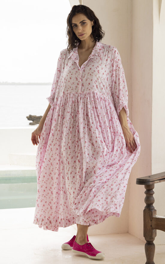 Edith Dress Cotton Voile product photo.