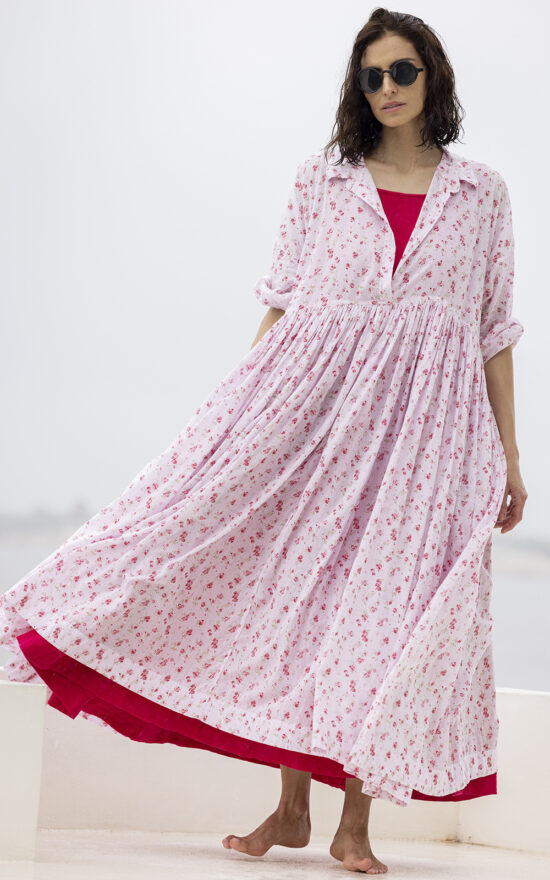 Edith Dress Cotton Voile product photo.
