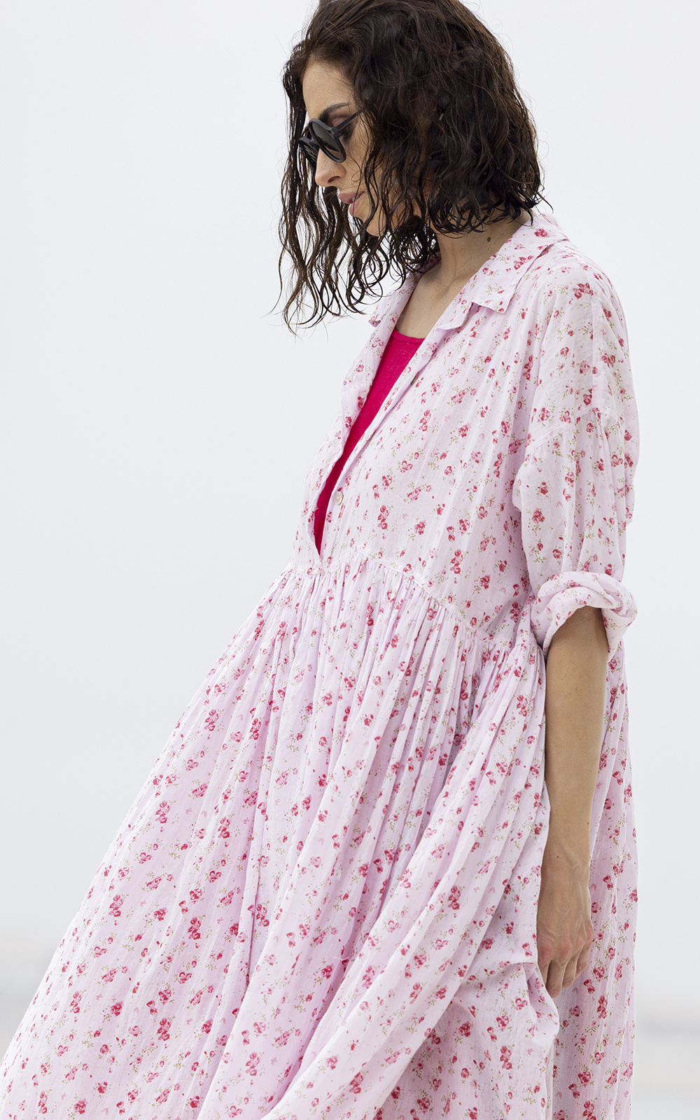 Edith Dress Cotton Voile product photo.