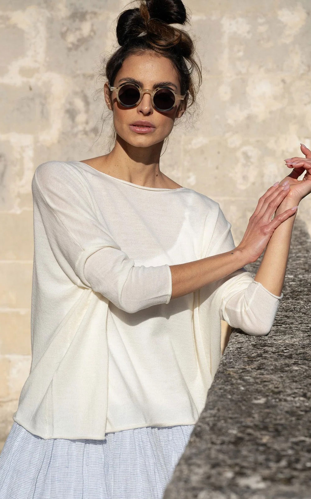 Emi Jumper In Wool product photo.