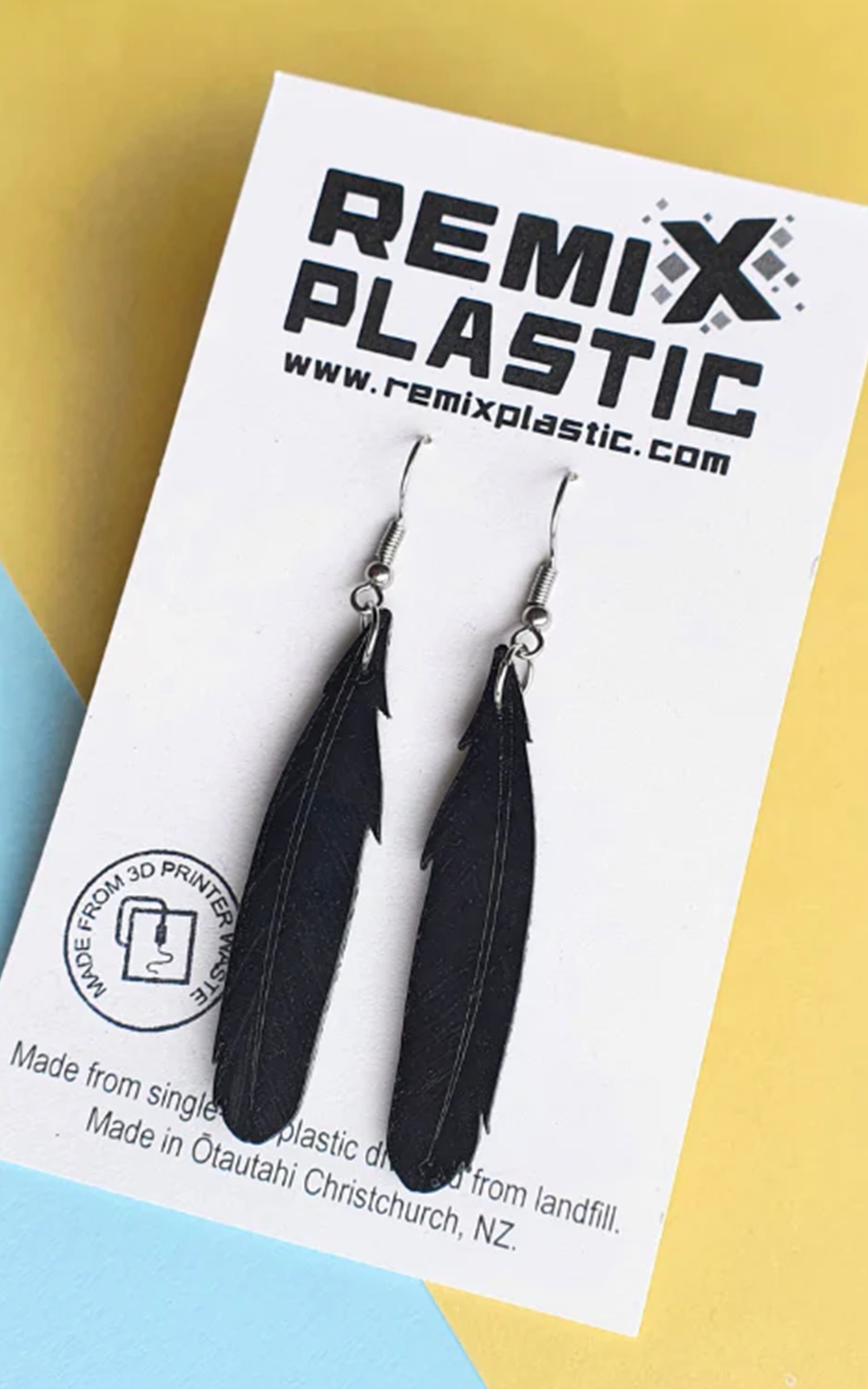 Feather Earrings product photo.