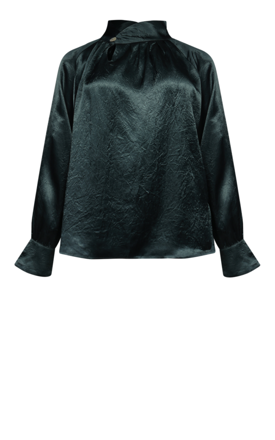 High Neck Blouse product photo.
