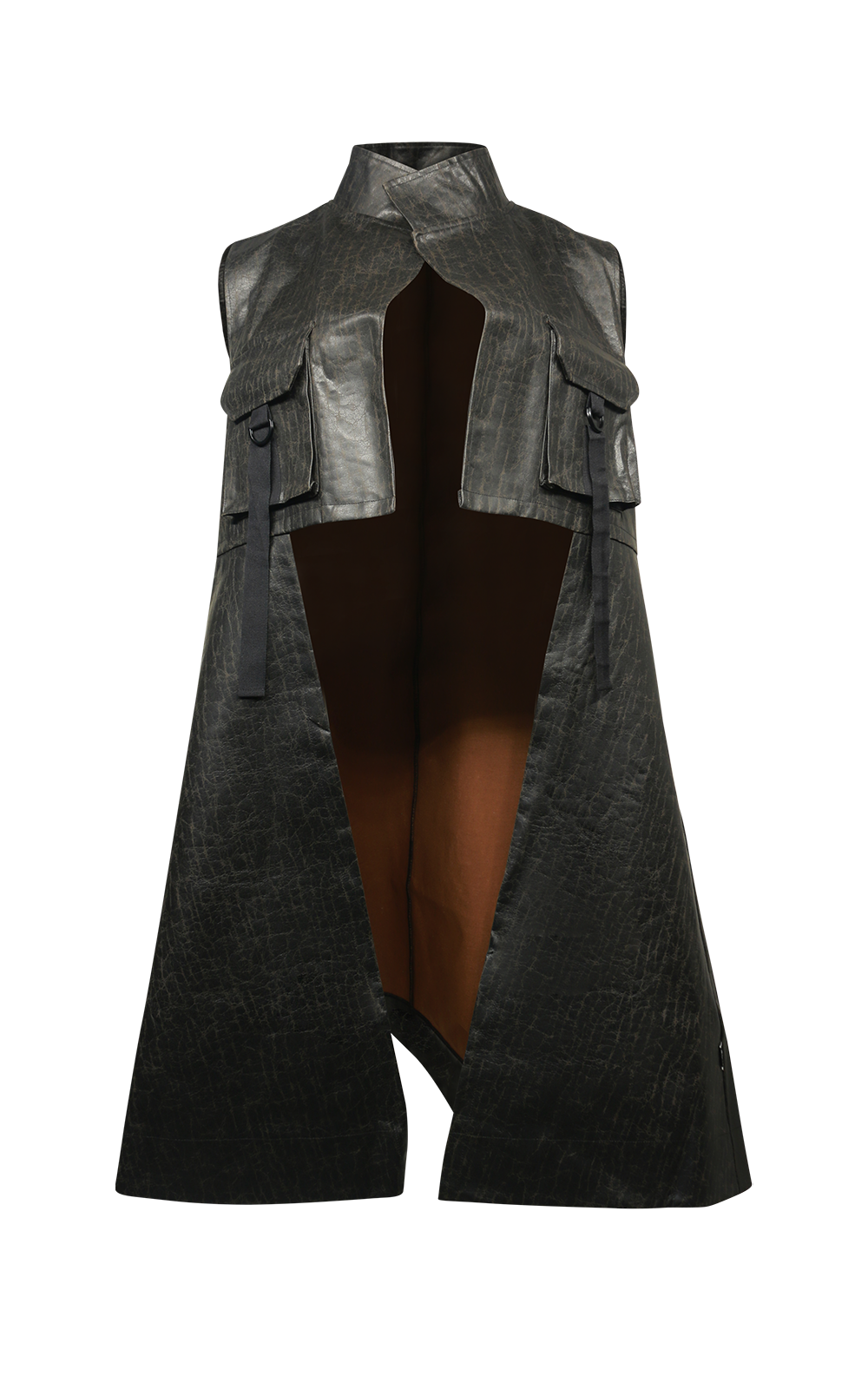 Construction Coat Sleeveless product photo.