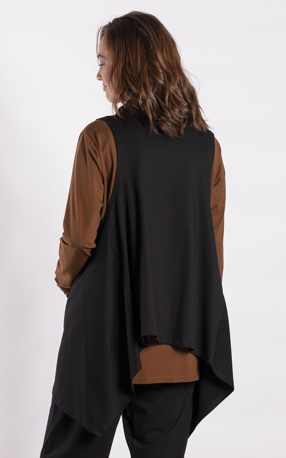 Cowl Vest product photo.