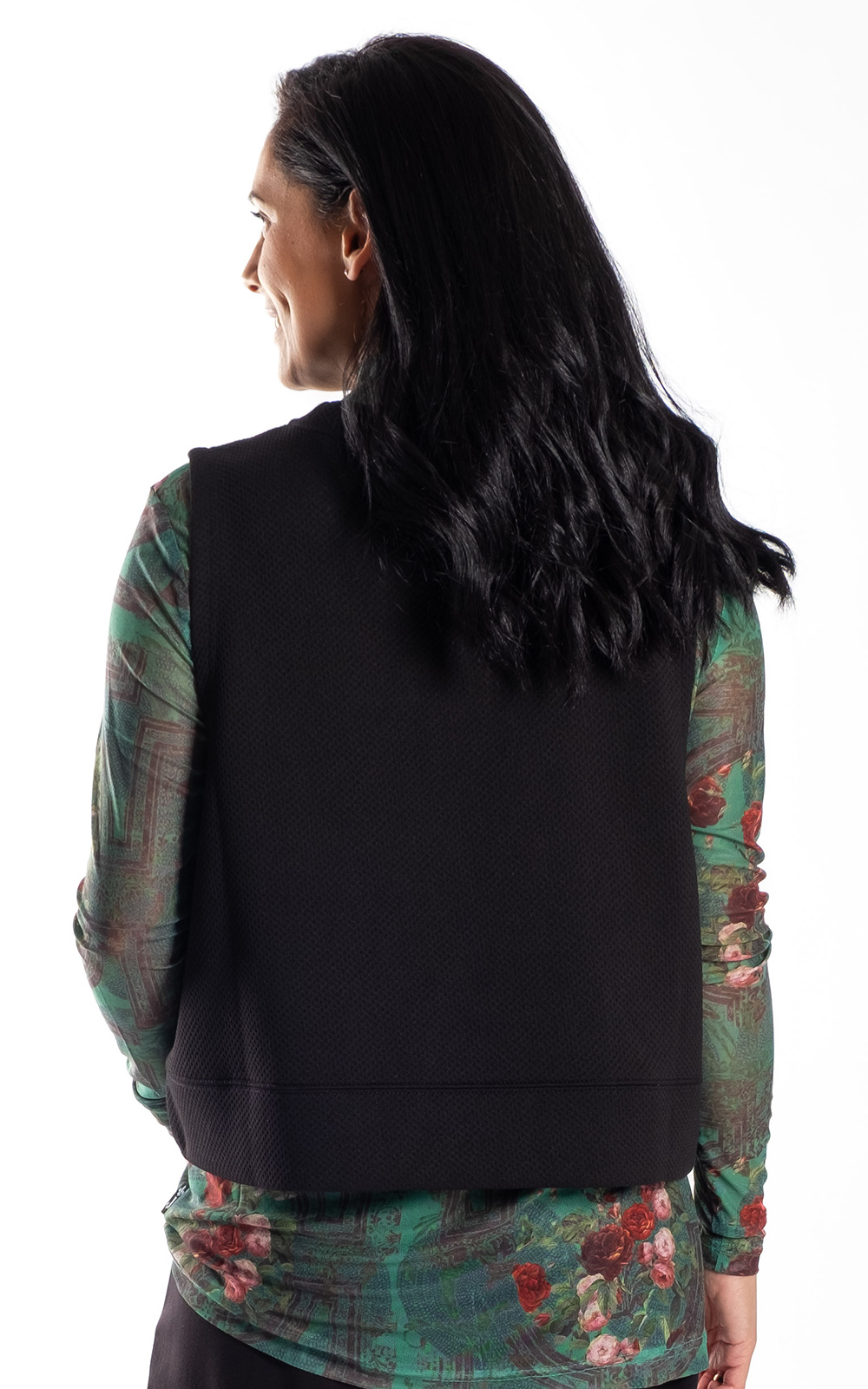Curve Hem Vest product photo.