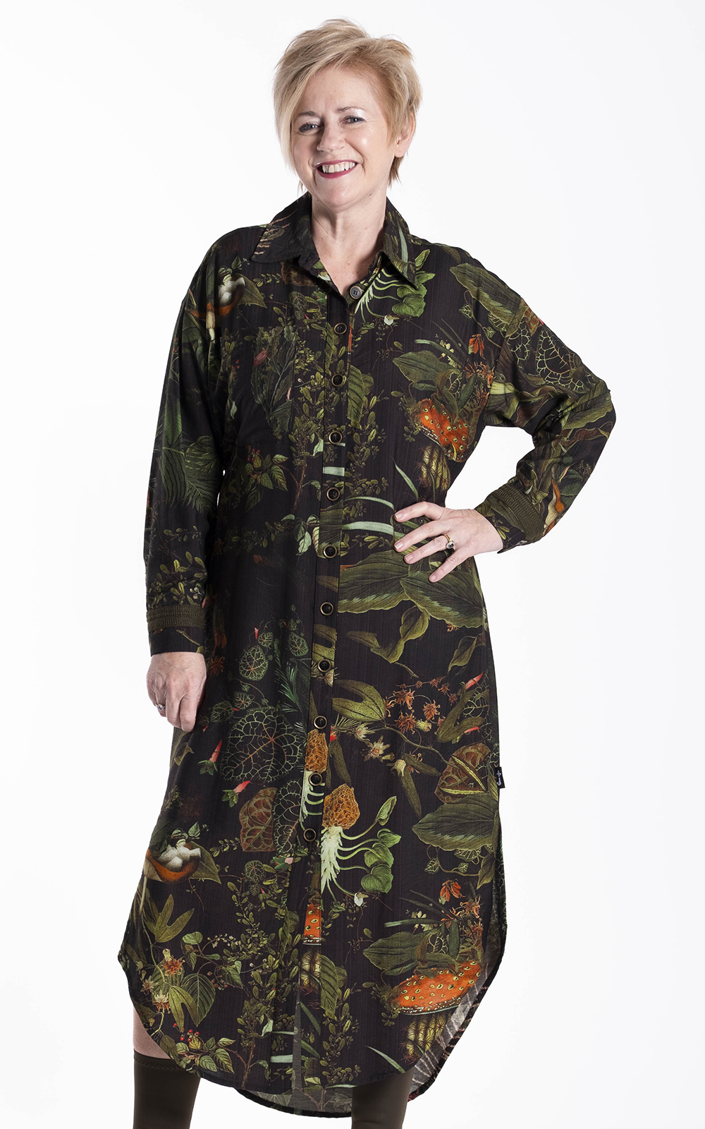 Long Shirt Dress product photo.