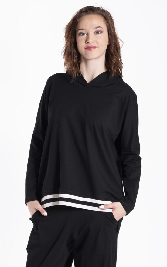 Hoodie Noir Dog product photo.