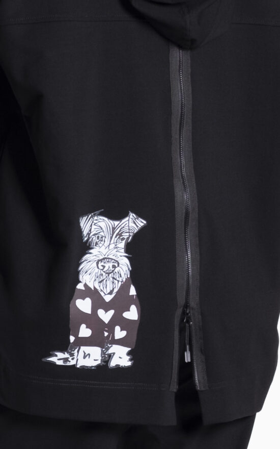 Hoodie Noir Dog product photo.