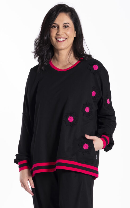 Sweatshirt Punk Daisy  product photo.