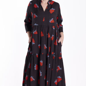 Collar Tiered Dress