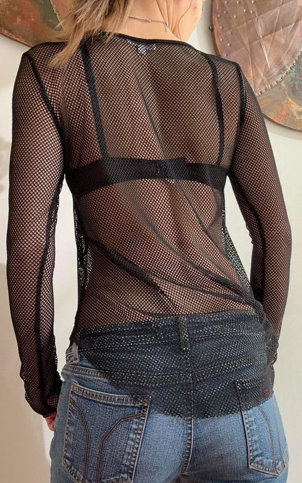 Fishnet Top product photo.