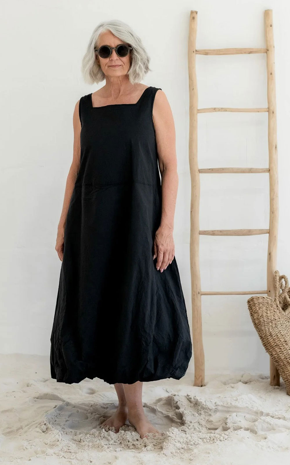 Fitzroy Dress Cotton Poplin product photo.