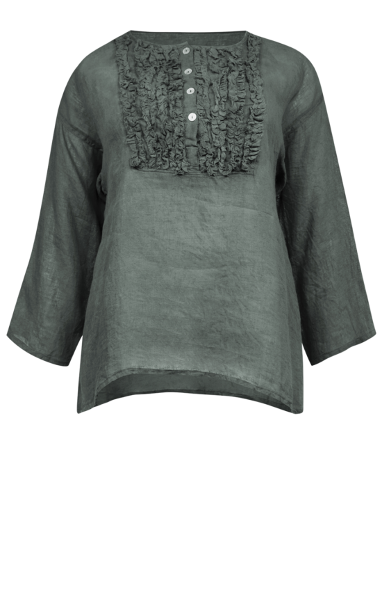 Florian Linen Top product photo.